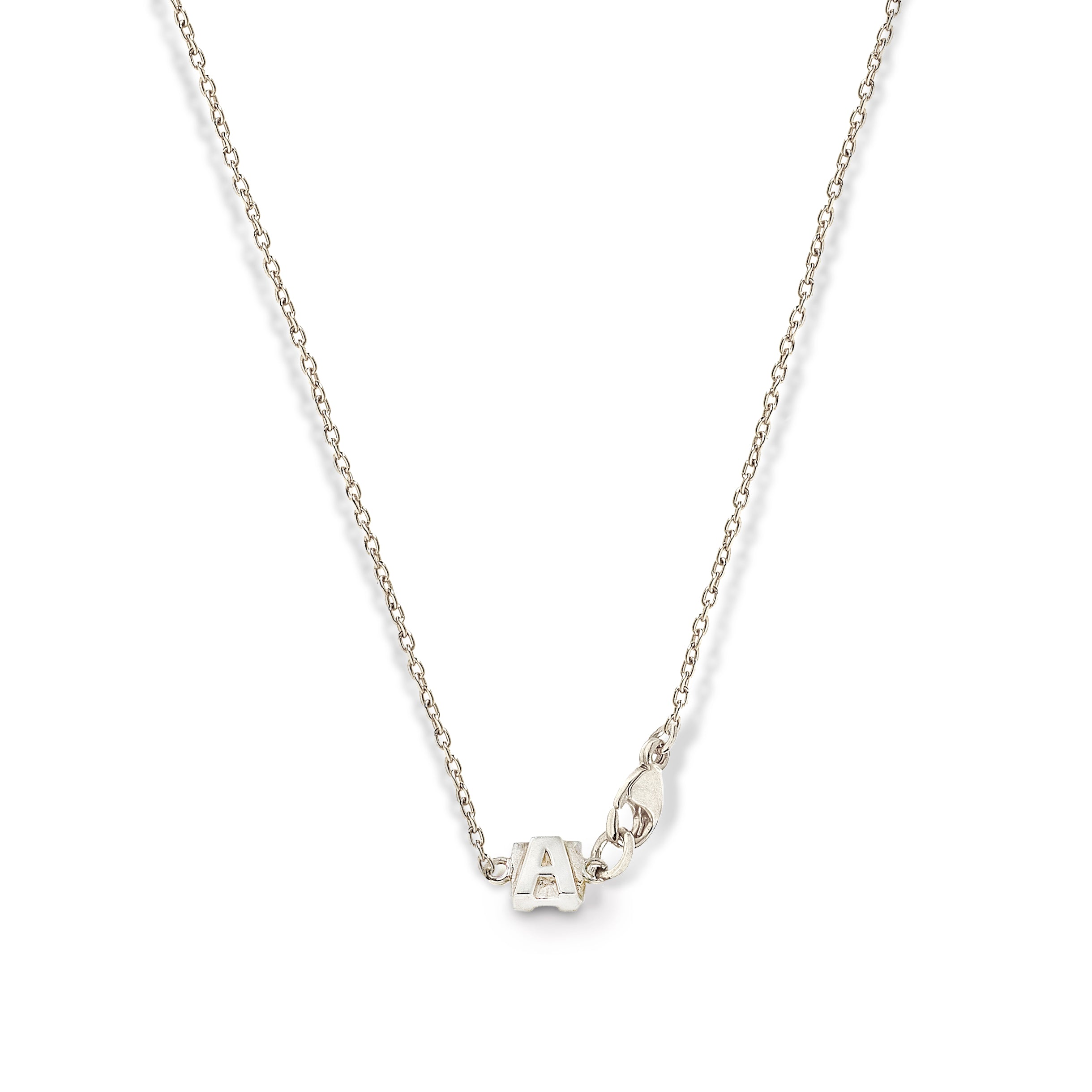 Initial Charm Custom Necklace Name Bar Necklace Initial Bar