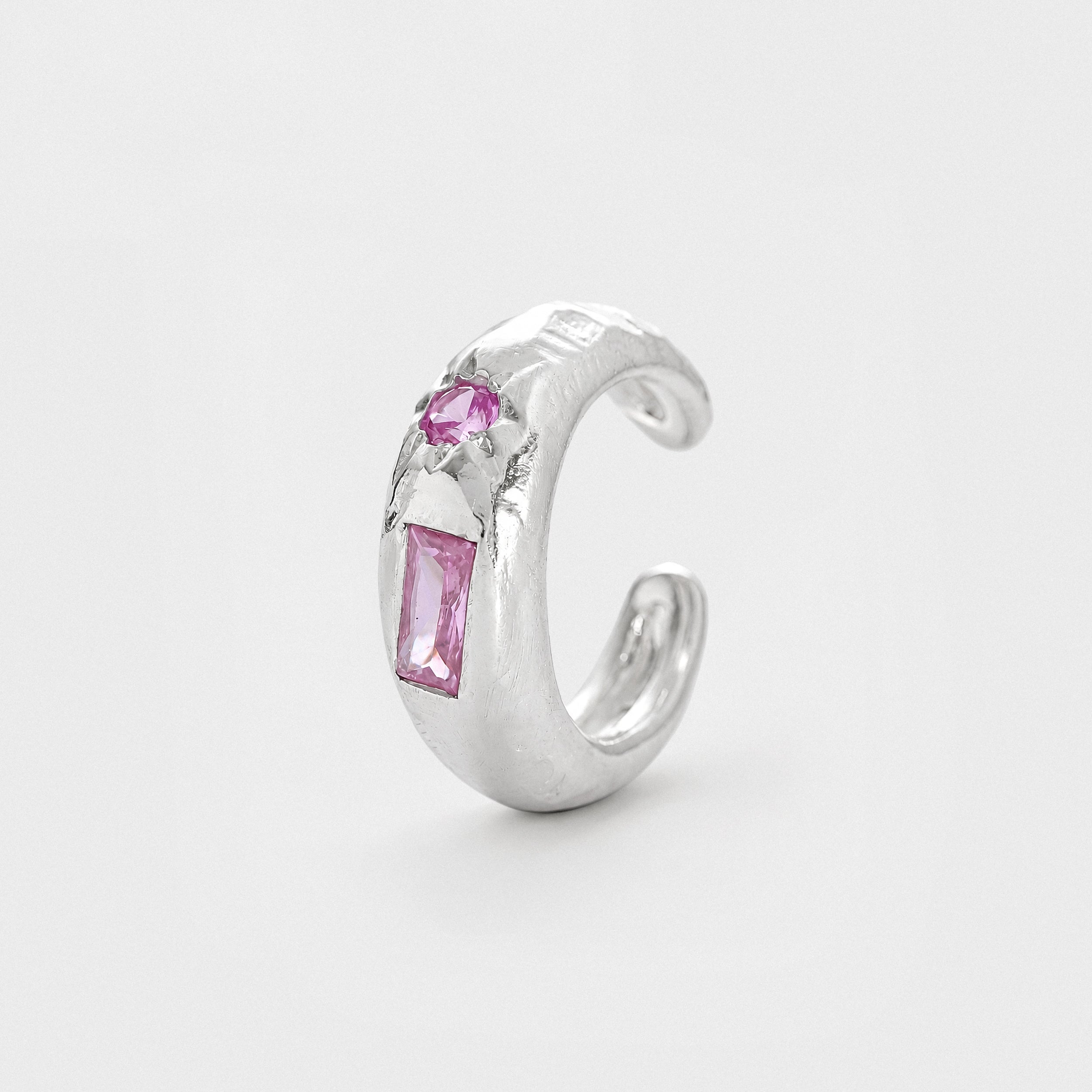 Capri Cuff - Pink Zirconia