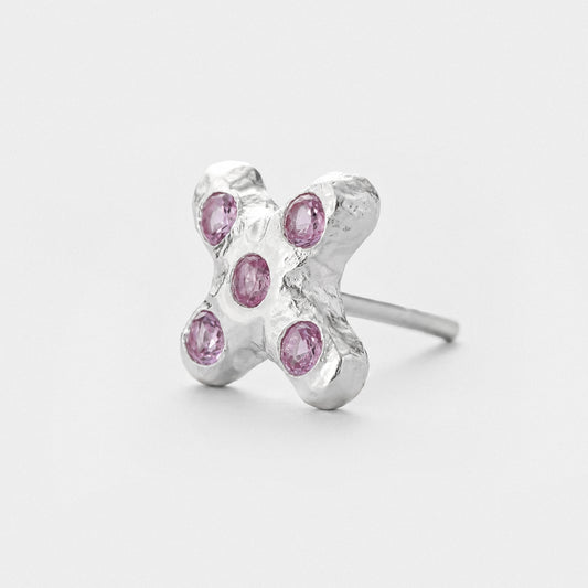 Juno Stud - Pink Zirconia