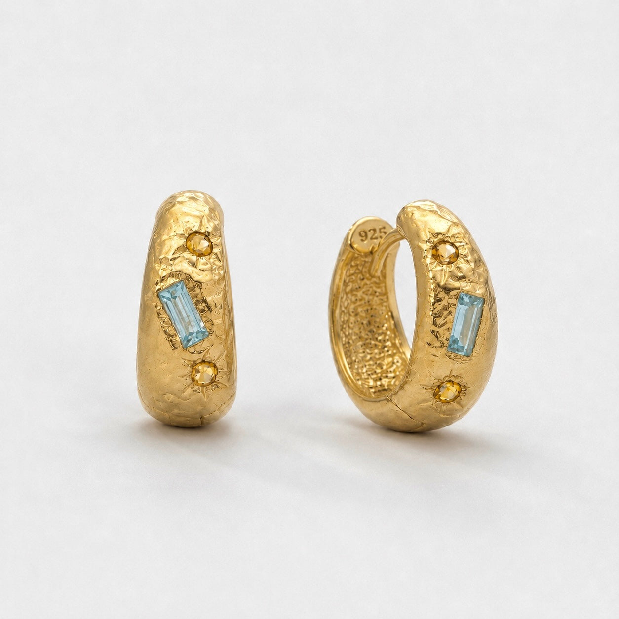 Carmen Hoops - Citrine