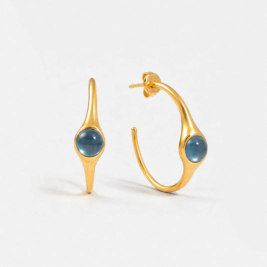 Cerulean Hoops