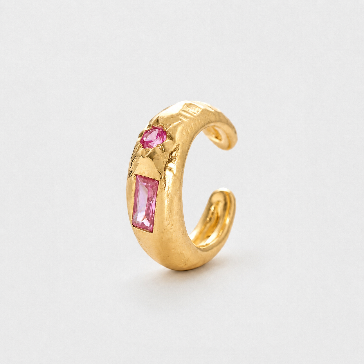 Capri Cuff - Pink Zirconia