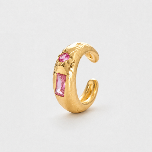 Capri Cuff - Pink Zirconia