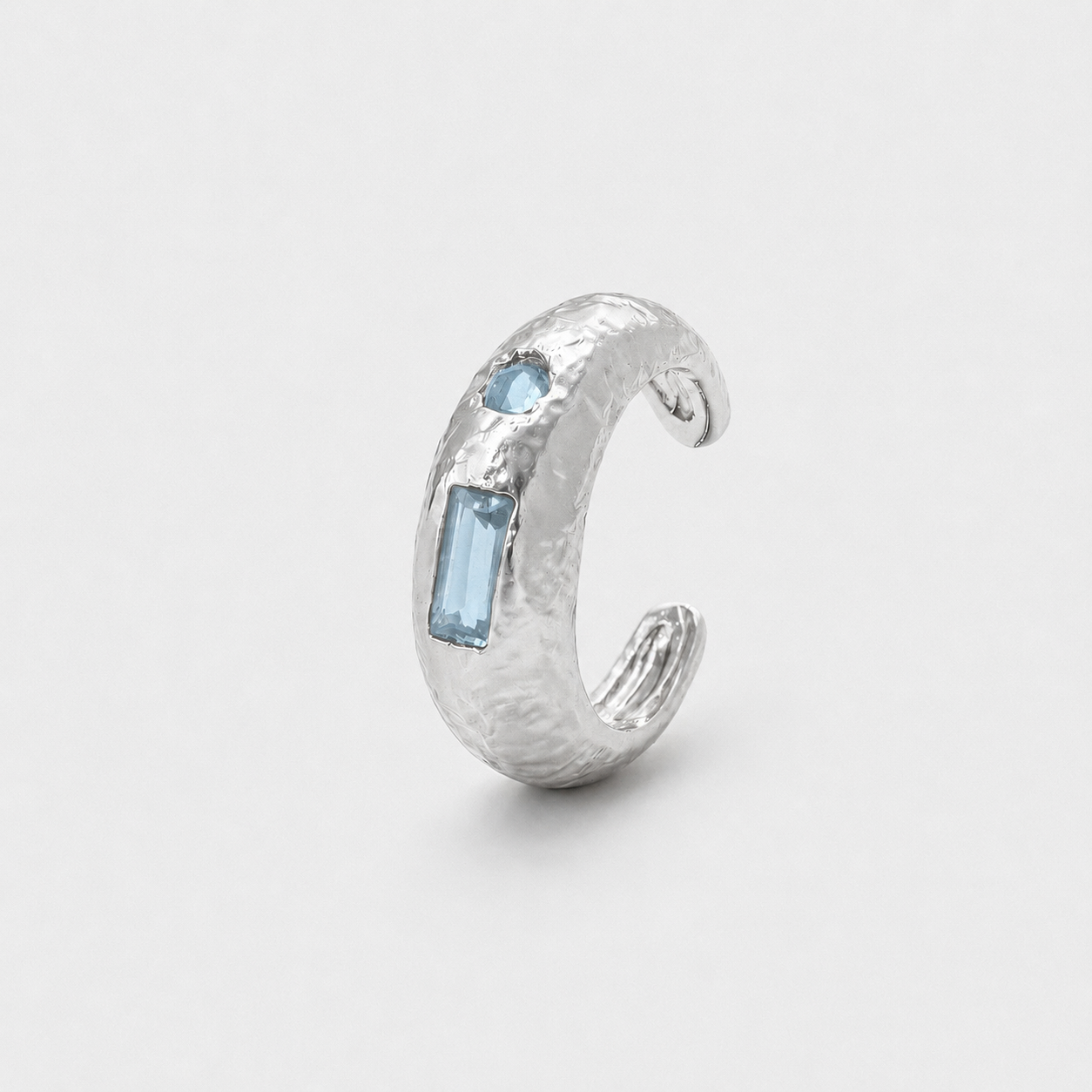 Capri Cuff - Blue Topaz