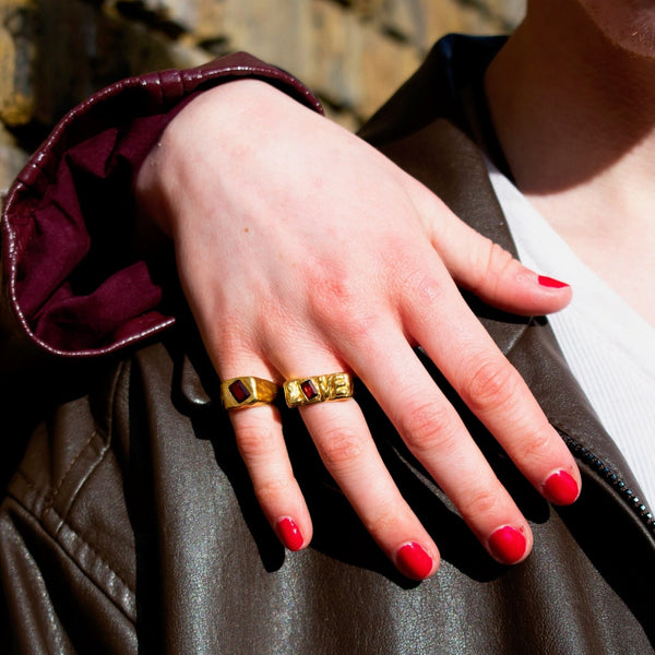 Wonky Signet - Gold